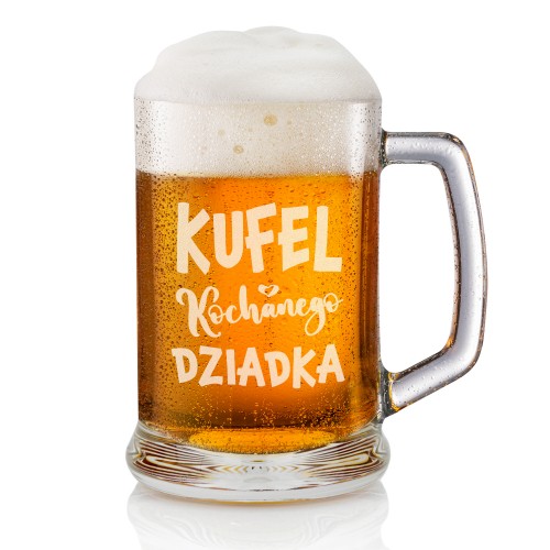Kufel do piwa z grawerem dla dziadka - Piwo kochanego Dziadka