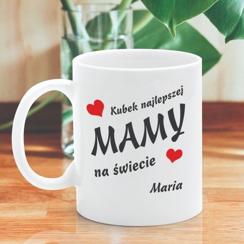 Kubek z nadrukiem dla mamy - Wyjątkowa