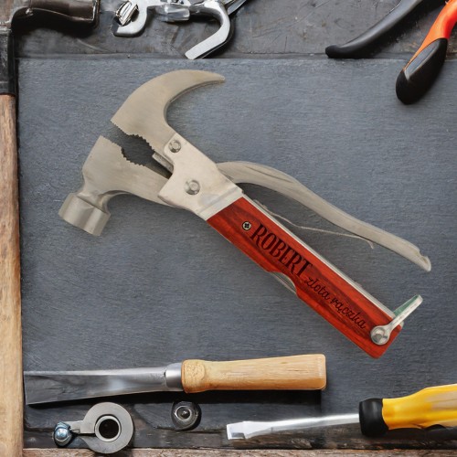 Narzędzie wielofunkcyjne Multitool z grawerem dla niego - All in one