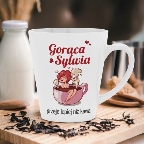 Kubek z nadrukiem dla kobiety - Gorąca