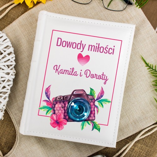 Album na zdjęcia z nadrukiem - Dowody Miłości