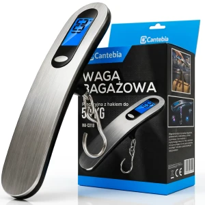 WAGA BAGAŻOWA PODRÓŻNA HAKOWA TURYSTYCZNA LOTNICZA RĘCZNA LCD DO 50KG
