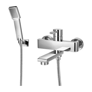 Omnires DARLING bateria wannowa z zestawem prysznicowym, chrom połysk DA5031CR