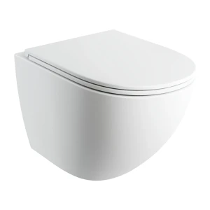 Omnires OTTAWA COMFORT miska toaletowa wisząca z deską wolnoopadającą, 54 x 37 cm, biały mat OTTAWACMWBM