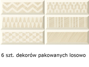 Tubądzin PTD BRIKA bar patchwork 23.7x7.8 (12) DS-03-691-0237-0078-1-013