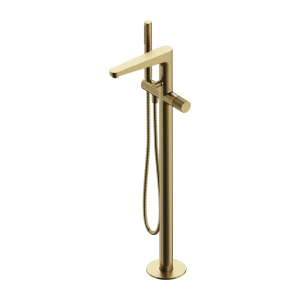 Omnires CONTOUR bateria wannowa wolnostojąca, złoty szczotkowany CT8033GLB