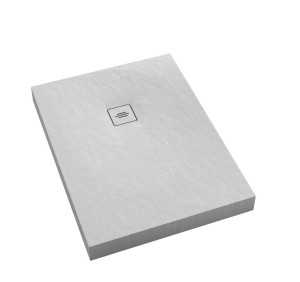 Schedline Brodzik akrylowy zintegrowany z nośnikiem Stabilsound Plus® oraz obudową akrylową przeciągniętą do podłogi NonLimits White Stone 100x120x12c
