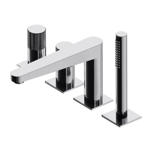 Omnires CONTOUR bateria wannowa 4-otworowa, chrom połysk CT8032CR