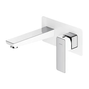 Omnires PARMA bateria umywalkowa podtynkowa, chrom/biały połysk PM7415CRB