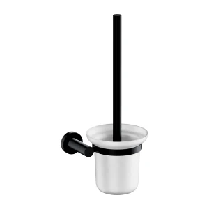 Omnires MODERN PROJECT szczotka toaletowa wisząca, czarny mat MP60620BL