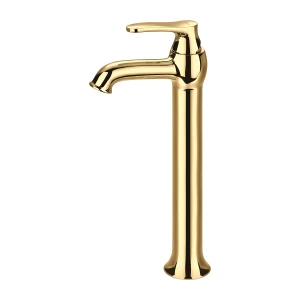 Omnires ART DECO bateria umywalkowa wysoka, złoty połysk AD5112GL