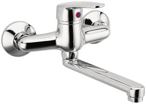 FERRO SMILE bateria umywalkowa ściana chrom FE - BSM3