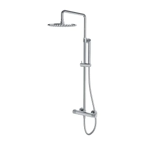 Omnires CONTOUR termostatyczny system prysznicowy natynkowy, chrom połysk CT8044CR