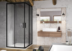 Ravak Kabina prysznicowa Blix Slim BLSRV2 X1LM40300Z1