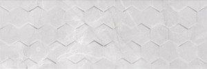 CERAMIKA KOŃSKIE Pś BRAGA WHITE HEXAGON RETT. 25X75 G.1 CK