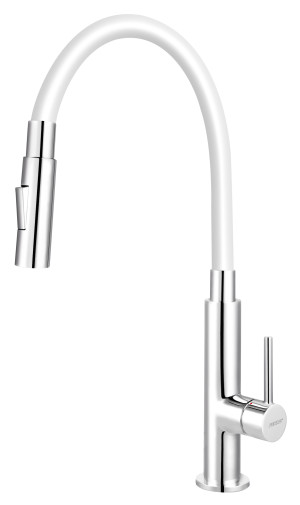 FERRO ZUMBA SLIM 2F bateria zlew. biala FE-BZA43W