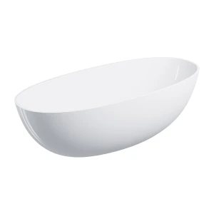 Omnires SHELL M+ wanna wolnostojąca, 175 x 78 cm, biały połysk SHELL175WWBP