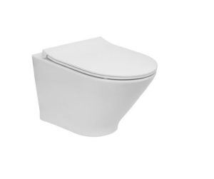 ROCA GAP ROUND COMPACTO ZESTAW Miska wc podwieszana Rimless + deska wolnoopadająca slim duroplast CR-A34H0N3000
