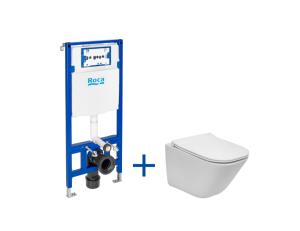 ROCA Zestaw podtynkowy DUPLO WC ONE + GAP SQUARE   (a890070020+ A34h473000) CR-A893104510