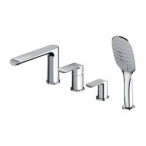 Omnires SACRAMENTO bateria wannowa 4-otworowa, chrom połysk SC2332XCR