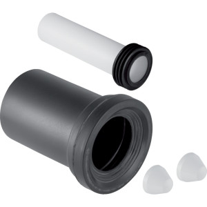GEBERIT Zestaw przyłączeniowy do wc stelaży spłuczek podtynkowych. rura dopływowa i odpływowa do misek wiszących  d90/d45  dł. L18cm GEB-152.426.46.1