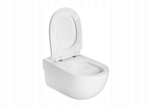 ROCA Miska WC MERIDIAN  podwieszana Rimless z deską wolnoopadającą SLIM CR-A34H240000