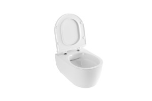Excellent Doto D 48 miska WC 48 cm wisząca bezrantowa z deską wolnoopadającą, biały połysk CEEX.1404.485.WH