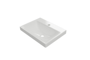 Excellent Blanko umywalka meblowa 50x37 cm, prostokątna z otworem na baterię, biały połysk CENL.6317.500.WH