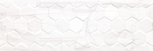 CERAMIKA KOŃSKIE Pś Brennero White HEXAGON Rett 25x75 g.1 CK