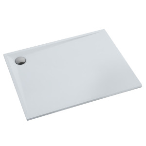 Schedline Brodzik kompozytowy Stabilsound Plus® Libra Smooth White 80x110x3 cm, prostokątny, Gwarancja 15 lat
