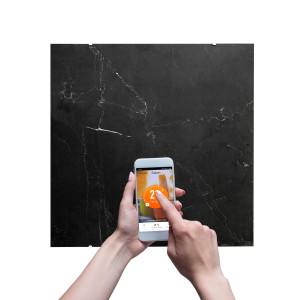 TF-CS500/02 Ceramiczny panel grzewczy 500W Z WIFI(CZARNY MARMUR)