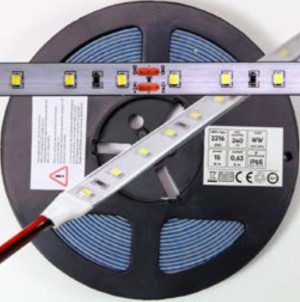 Excellent Taśma LED wodoodporna IP65, 60 LED/m napięcie 24V, moc 6W/m, biała zimna, 5m LIOS.L60/24V6W.CW.IP65