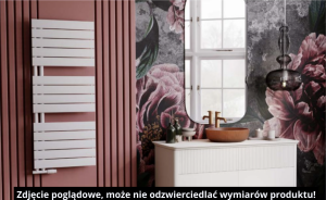 Luxrad Atakama Grzejnik łazienkowy 74,5x50 cm biały ATA7455009003