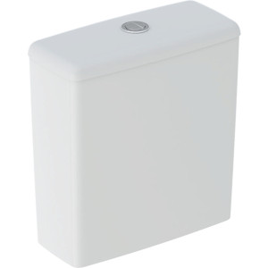 GEBERIT Geberit Selnova Square Spłuczka nasadzana, B36.5cm, H39.5cm, T16.5cm, spłukiwanie dwudzielne, przyłą KOŁO M34015000 GEB-500.490.01.1