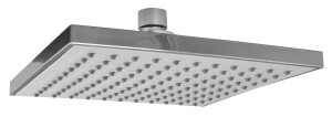 FERRO Deszczownia kwadratowa 20cm z przegubem ,chrom SQUERTO FE-DSN02