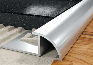 Excellent Profil N najazdowy 10 mm, długość 300 cm aluminiowy, surowy LIPBAN.300