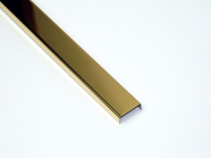 Profil Decor LISTWA ZE STALI NIERDZEWNEJ 0,6/2,0/270 GOLD G20
