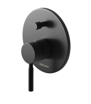 Kohlman Roxin Black bateria wannowo-prysznicowa podtynkowa czarny mat QW210RB
