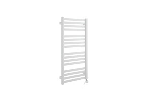 Excellent Horos grzejnik łazienkowy elektryczny 96x50 cm z grzałką elektryczną 400W, biały soft GREX.HO96.SET.WH