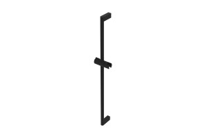 Excellent Drążek prysznicowy z uchwytem na słuchawkę prysznicową, 70 cm, czarny soft AREX.SR.70BS
