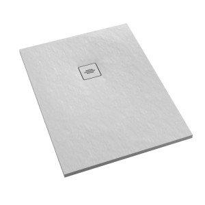 Schedline Brodzik kompozytowy Stabilsound Plus® Protos White Stone 100x120x3,5 cm, prostokątny, Gwarancja 15 lat