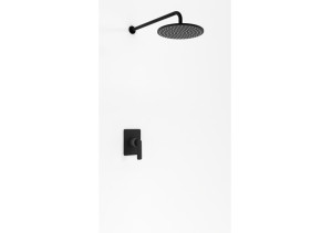 Kohlman Experience Black Zestaw natryskowy podtynkowy Czarny QW220EBR25