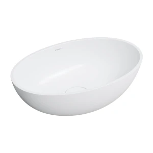Omnires SHELL M+ umywalka nablatowa, 50 x 32 cm, biały mat SHELL500UNBM