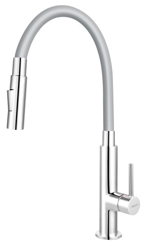 FERRO ZUMBA SLIM 2F bateria zlew. szara FE-BZA43S
