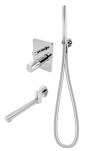 Fdesign Zestaw podtynkowy natryskowo – wannowy FD1-MDR-7PSET1-11