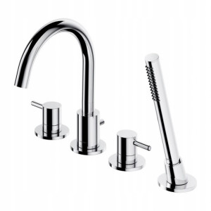 Omnires Y bateria wannowa 4-otworowa, chrom połysk Y1232CR
