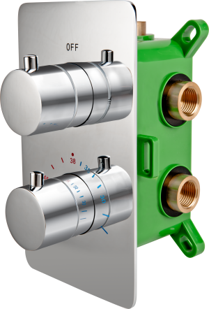 Fdesign Bateria termostatyczna podtynkowa 2-funkcyjna FD1-TS07-7PBOX-11