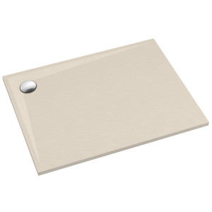 Schedline Brodzik kompozytowy Stabilsound Plus® Libra Cashmere Stone 80x90x3 cm, prostokątny, Gwarancja 15 lat