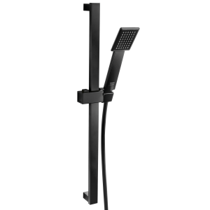 FERRO Zestaw natryskowy SINUS przesuwny 1F, czarny FE-N170BL-B