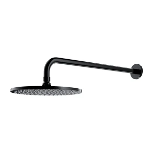 Omnires SLIMLINE deszczownica z ramieniem, czarny półmat WGSET1BL